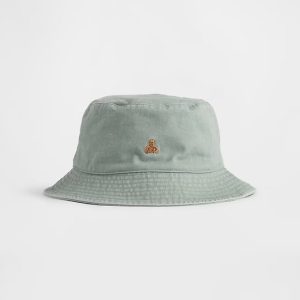 Toddler Twill Brannan Bear Bucket Hat-Sage Green