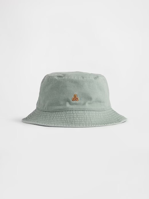 Toddler Twill Brannan Bear Bucket Hat-Sage Green