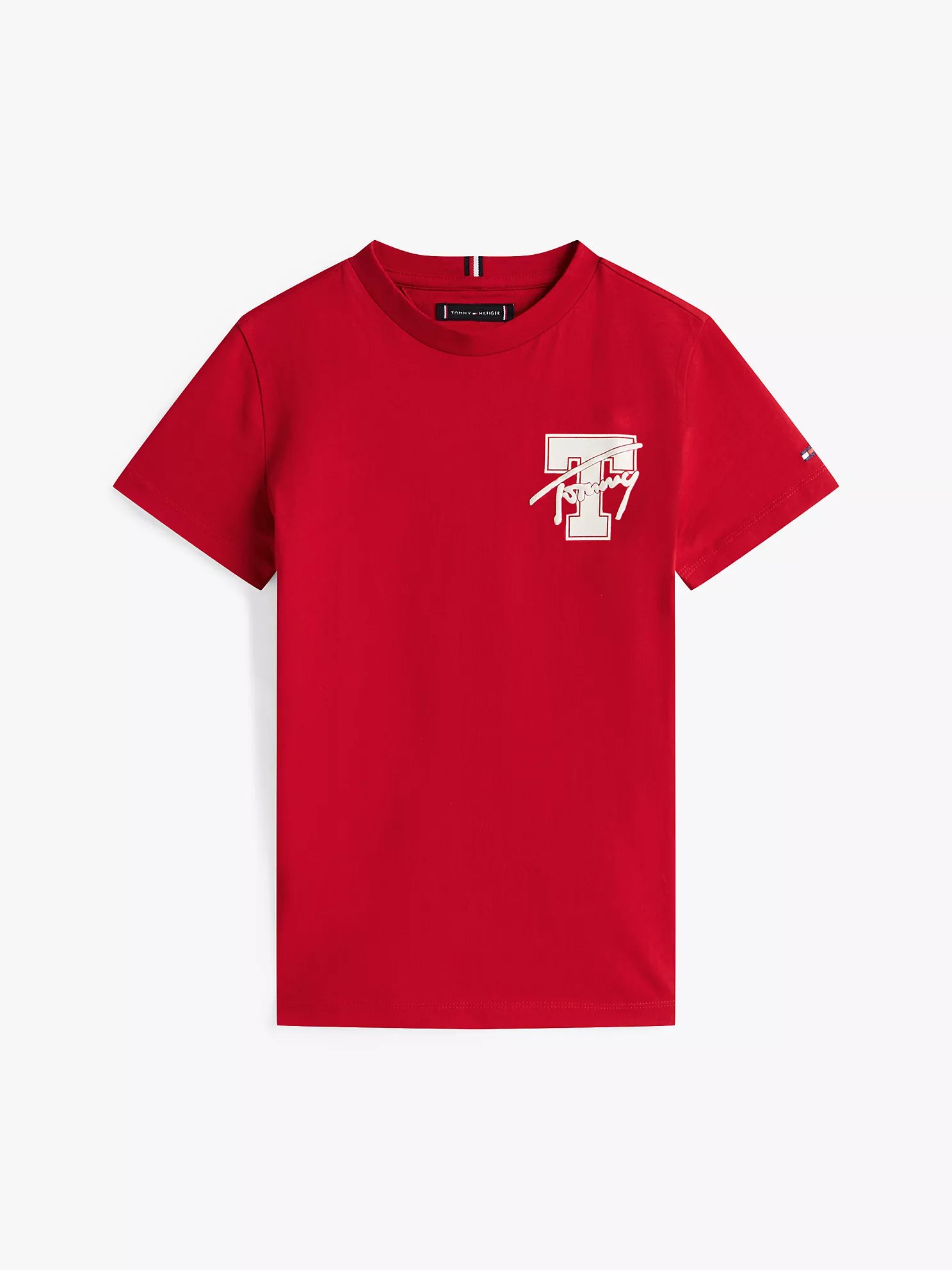 Kids' Varsity Graphic T-Shirt-Primary Red - Image 3