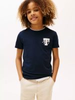 Kids' Varsity Graphic T-Shirt-Dark Night Navy