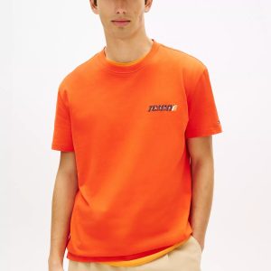 Tommy Jeans Back Logo T-Shirt-Horizon Orange
