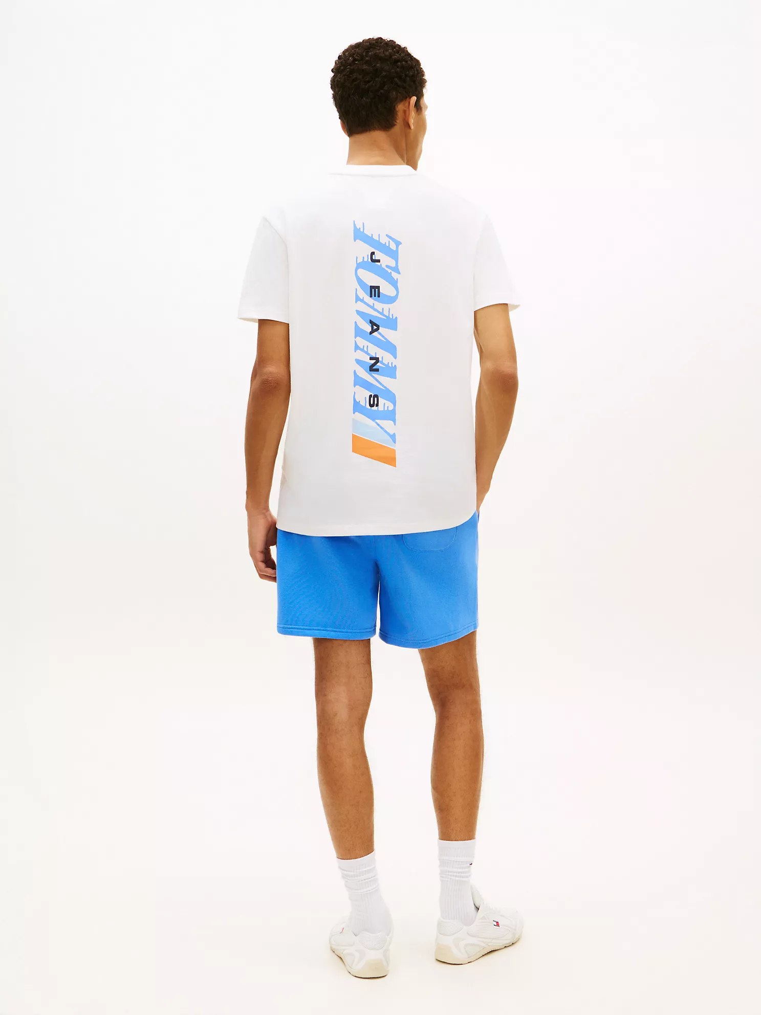 Tommy Jeans Back Logo T-Shirt-Ecru - Image 3