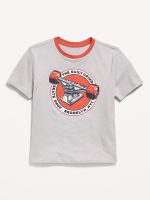 Short-Sleeve Graphic T-Shirt for Boys-Light Heather Grat