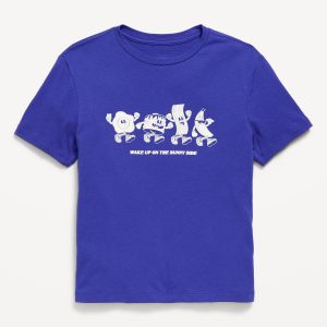 Short-Sleeve Graphic T-Shirt for Boys-Bluer Than Blue