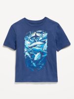 Short-Sleeve Graphic T-Shirt for Boys-Pacific Blue