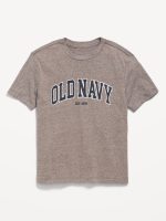 Short-Sleeve Logo-Graphic T-Shirt for Boys-Gray