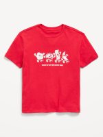Short-Sleeve Logo-Graphic T-Shirt for Boys-Robbie Red