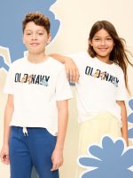 Old Navy x Disney Winnie the Pooh Gender-Neutral Graphic T-Shirt for Kids-Sea Salt