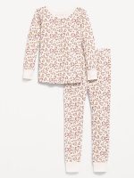 Printed Snug-Fit Pajama Set for Toddler & Baby-Leopard
