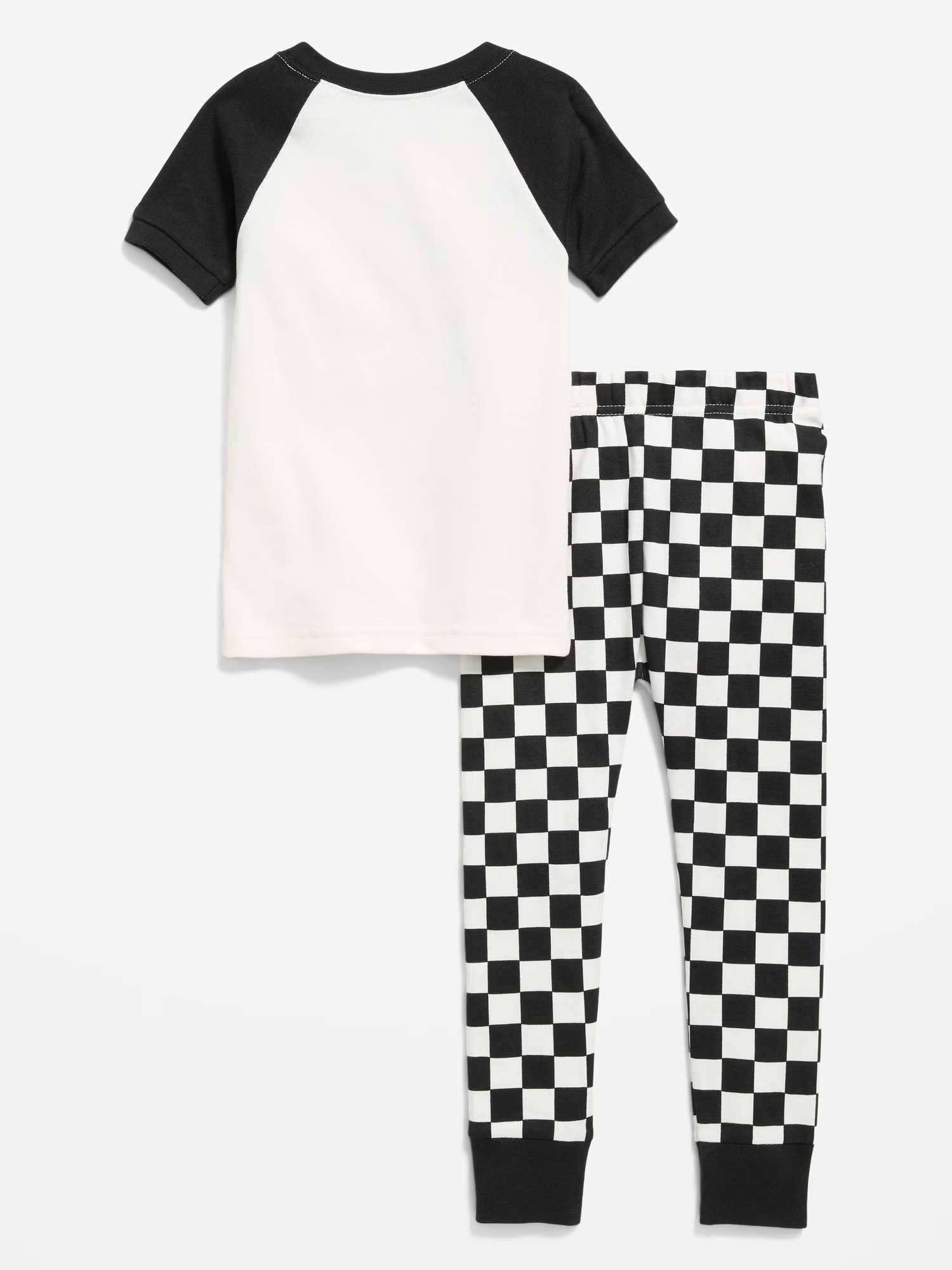 Snug-Fit Graphic Pajama Set for Toddler & Baby-Racecars - Image 2