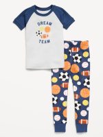 Snug-Fit Graphic Pajama Set for Toddler & Baby-Sport
