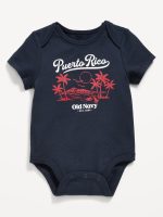 Short-Sleeve Graphic Bodysuit for Baby-In The Navy