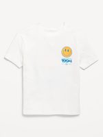 Short-Sleeve Graphic T-Shirt for Boys-White Lilies