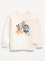 Disney© Unisex Logo Graphic Sweatshirt for Toddler-Creme De La Creme