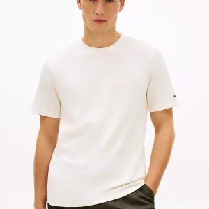 Script Monogram Interlock T-Shirt-Ivory Petal