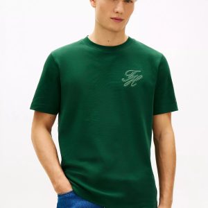 Script Monogram Interlock T-Shirt-Nocturnal Green