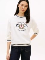 Nautical Crest Sweatshirt-Ivory Silk