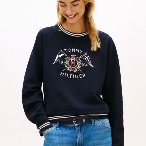 Nautical Crest Sweatshirt-Navy