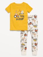 Unisex "I Dig Sleep" Pajama Set for Toddler & Baby-Transportation
