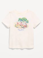 Short-Sleeve Logo-Graphic T-Shirt for Toddler Boys-Sea Salt
