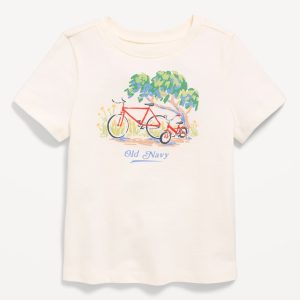 Short-Sleeve Logo-Graphic T-Shirt for Toddler Boys-Sea Salt