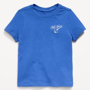 Short-Sleeve Logo-Graphic T-Shirt for Toddler Boys-Hydro Blue