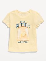 Short-Sleeve Graphic T-Shirt for Girls-Honeydew