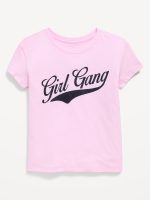 Short-Sleeve Graphic T-Shirt for Girls-Oleander