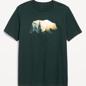 Graphic T-Shirt-Forest Bear