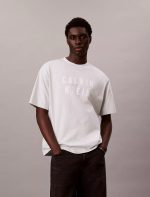 Contrast Logo Graphic Relaxed T-Shirt-Plein Air