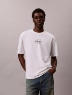 Monologo Relaxed Tee-Bright White
