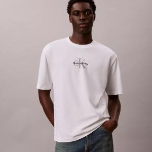 Monologo Relaxed Tee-Bright White