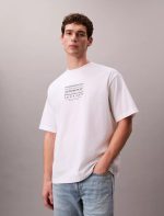 New York Office Logo Graphic Relaxed T-Shirt-Bright White