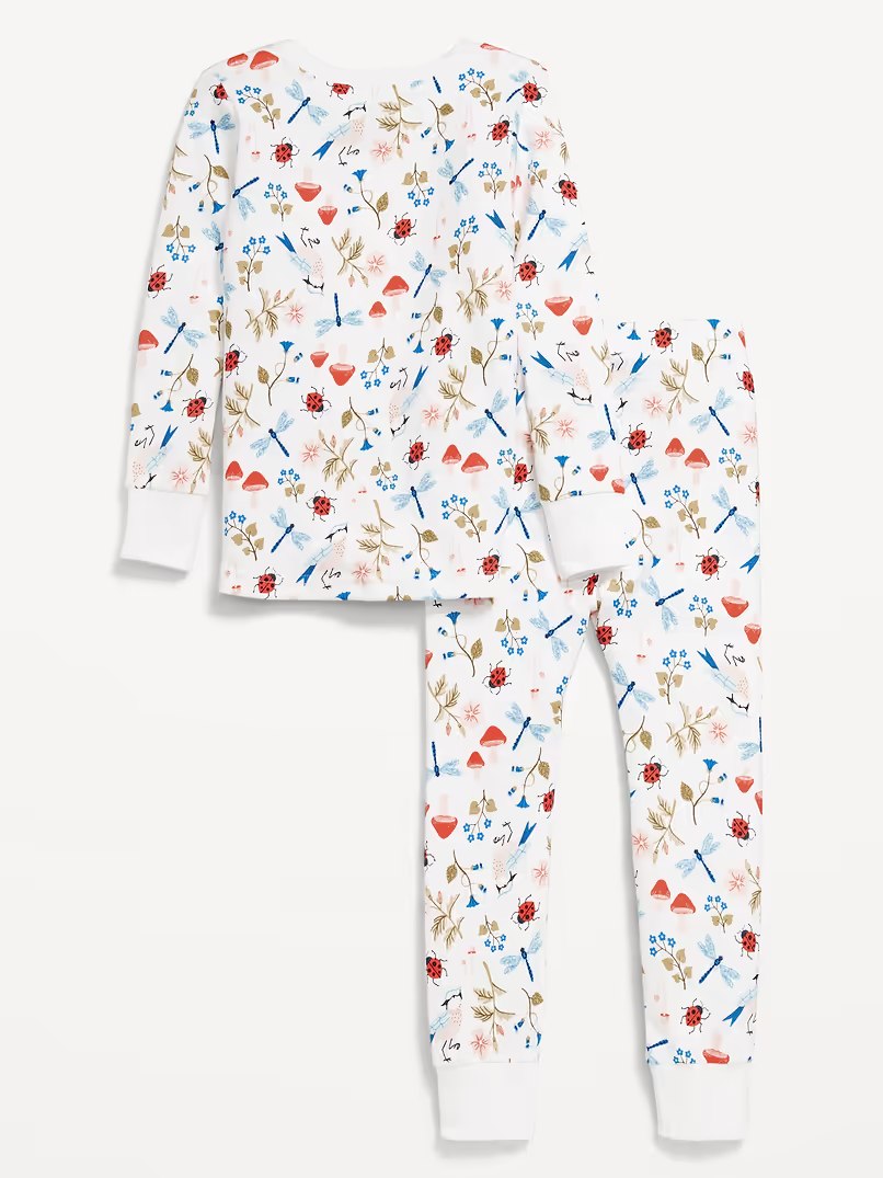 Old Navy x Lovevery Snug-Fit Printed Pajama for Toddler & Baby-Wild Flowers - Image 2
