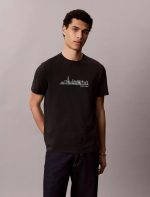 City Skyline Graphic Classic T-Shirt-Black