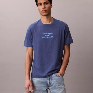 CKJ Graphic Classic T-Shirt-True Navy Heather Cvc