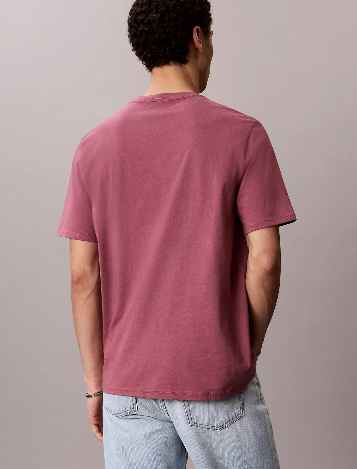 Lowercase Logo Graphic Classic T-Shirt-Renaissance Rose - Image 3