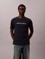 Lowercase Logo Graphic Classic T-Shirt-Dark Sapphire