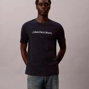 Lowercase Logo Graphic Classic T-Shirt-Dark Sapphire