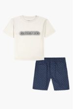 Calvin Klein Kids' Graphic T-Shirt & Shorts Set-Navy Multi