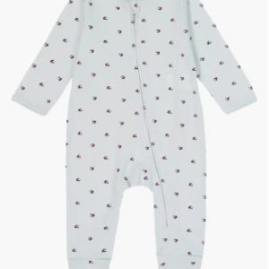 Tommy Hilfiger Tommy Heart Footie-Open Green