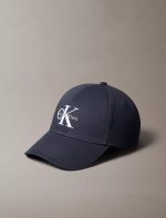 Embroidered Monologo Baseball Cap-India Ink