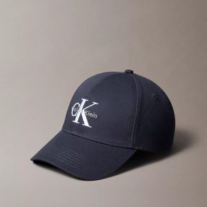 Embroidered Monologo Baseball Cap-India Ink