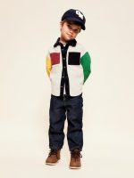 Baggy Barrel-Leg Jeans for Toddler Boys-Dark Wash