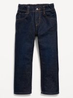 Wow Straight Pull-On Jeans for Toddler Boys-Dark Wash