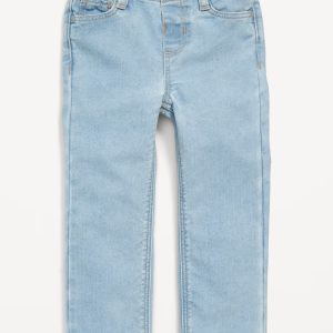 Wow Straight Pull-On Jeans for Toddler Boys-Light Washed