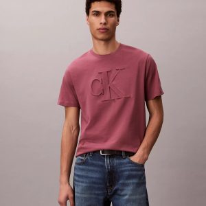 Embossed Monogram Classic T-Shirt-Renaissance Rose