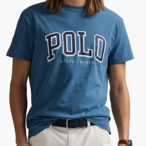 Logo Graphic T-Shirt-Petrol Blue