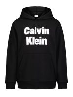 Boys Bold Logo Hoodie-Black