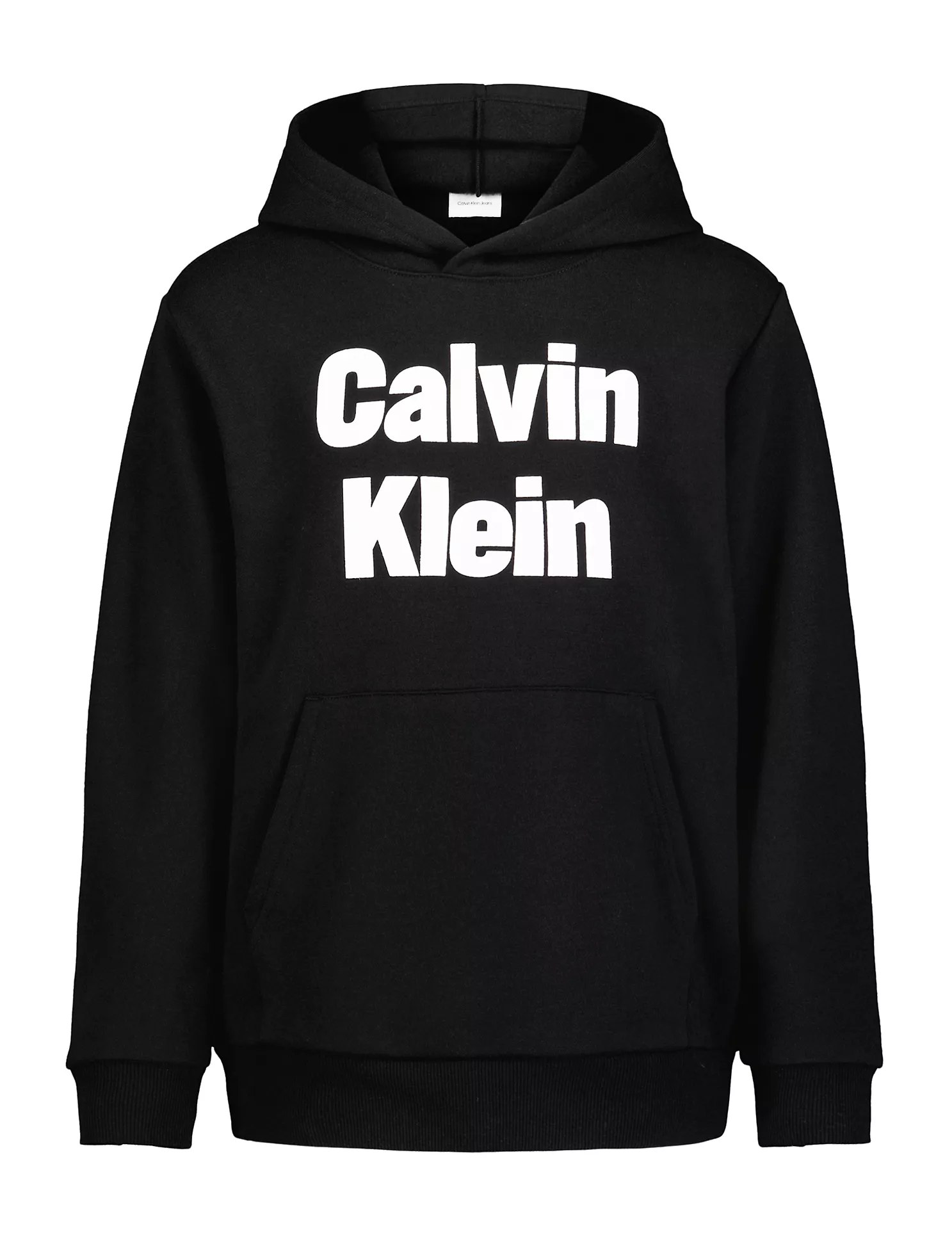 Boys Bold Logo Hoodie-Black
